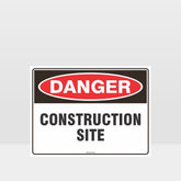 Custom Gate Signs,Danger Construction Site Sign